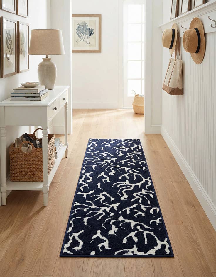 Detail image of 2' x 6' Easy-Clean Sabrina Soto Indoor / Outdoor Runner Rug