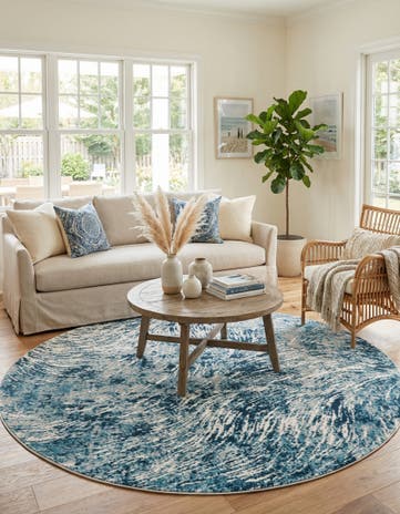 7' x 7' Oasis Round Rug