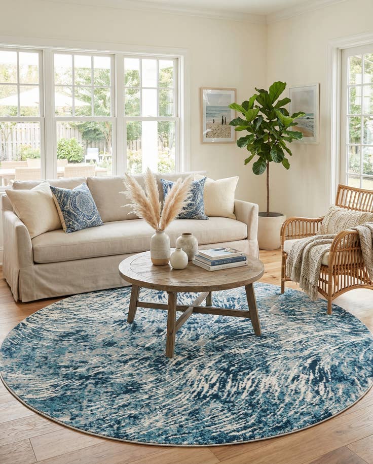 Detail image of 7' x 7' Oasis Round Rug