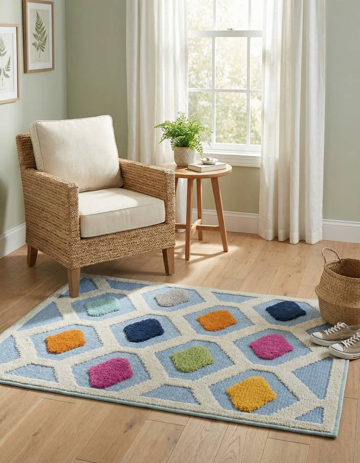 Detail image of  2' x 3'  Washable Aruba Indoor / Outdoor Rug