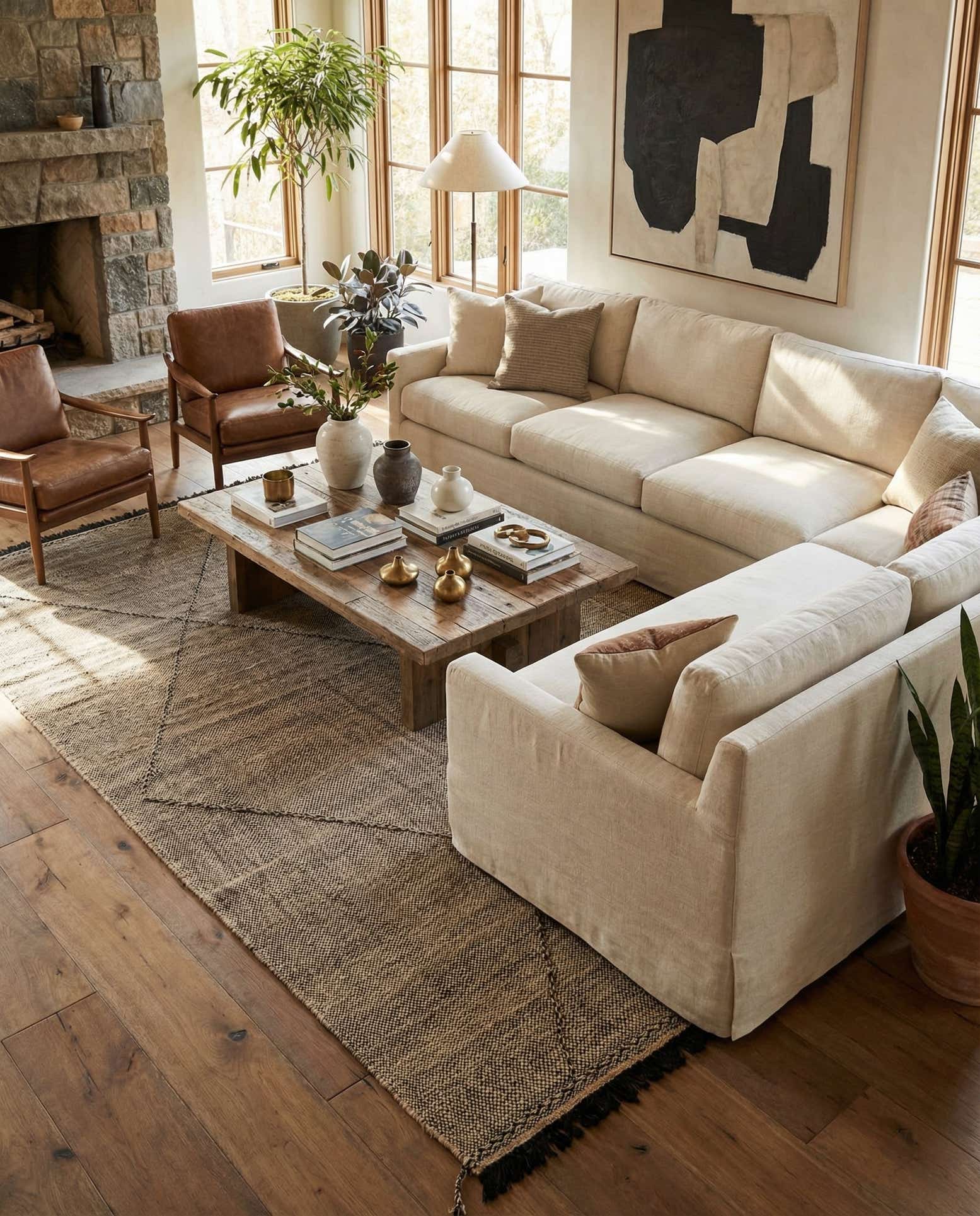 8' 4 x 10' Hand Knotted Moroccan Wool Rug
