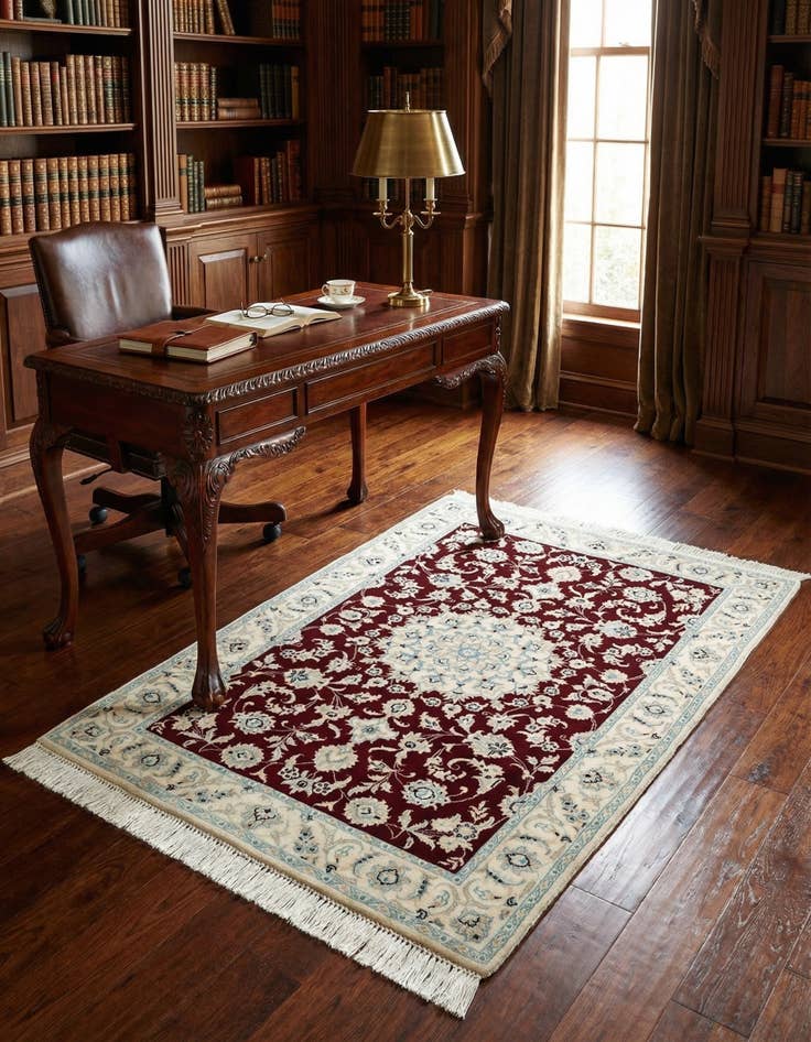 Detail image of 3' 3 x 4' 11 Nain Rug