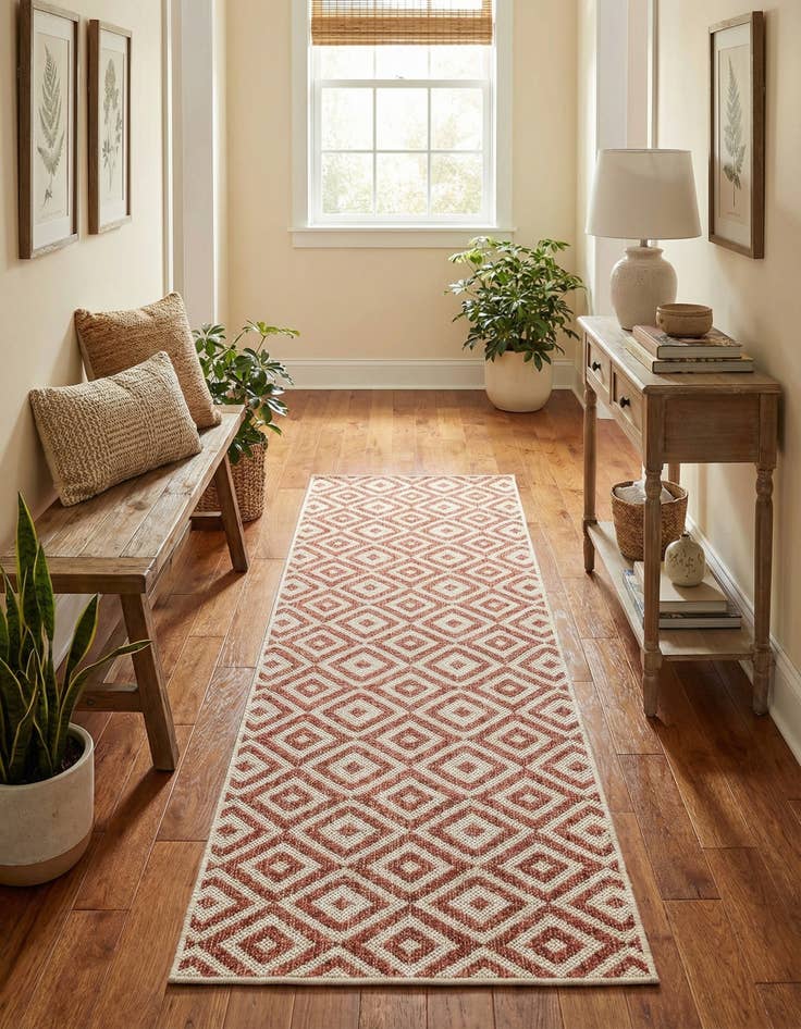 Detail image of 2' x 8'  Washable Jill Zarin Costa Rica Indoor / Outdoor Runner Rug