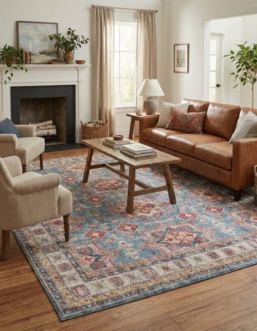 7' 10 x 10' Washable Timeless Rug