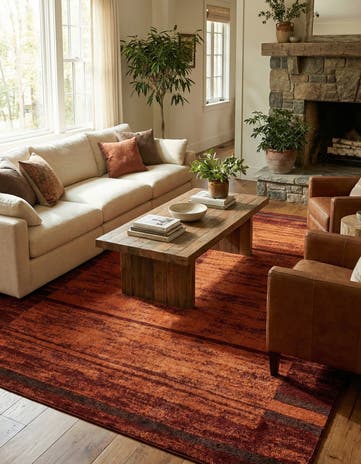 Terracotta Equinox Rug