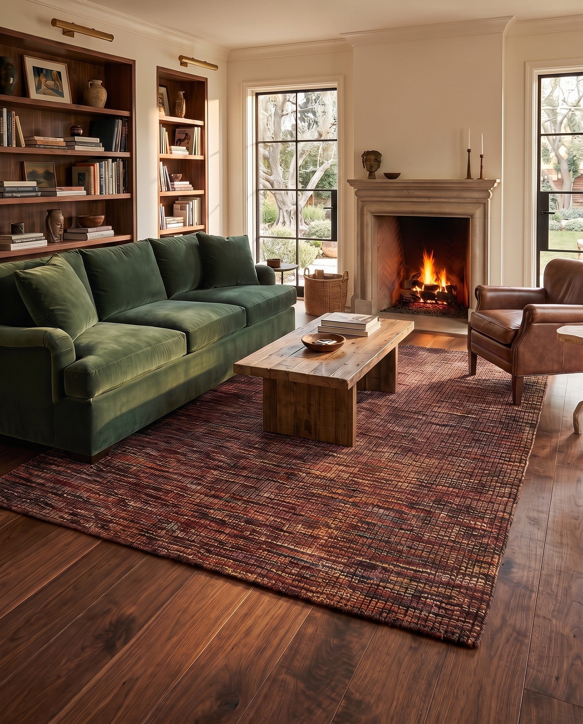 5' 3 x 8' 2 Hand Knotted Darya Wool Rug