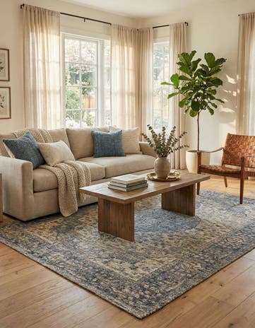 7' 10 x 10' Hand Woven Chenille Jute Rug