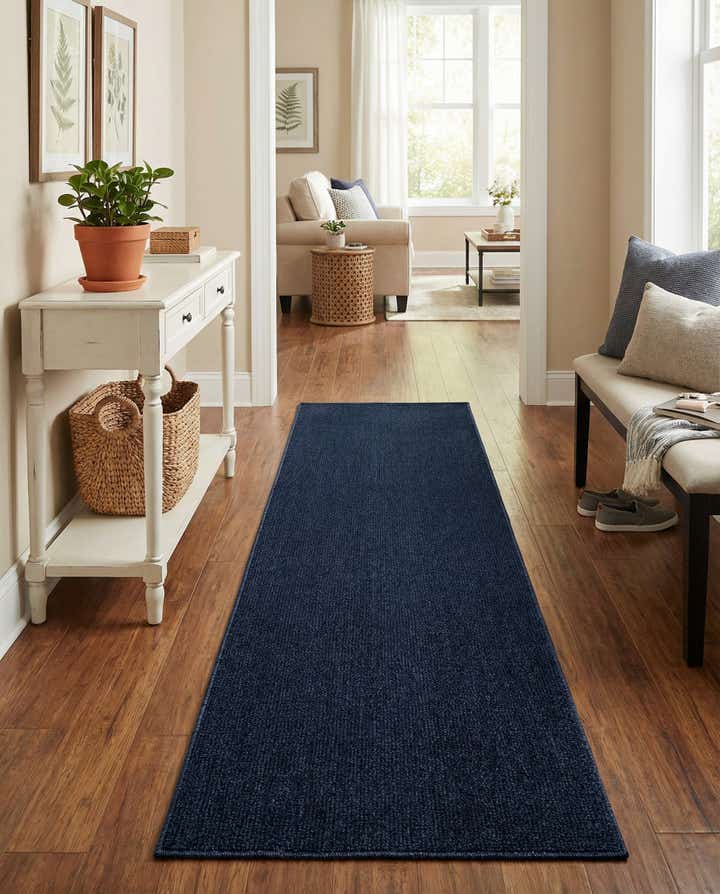 2' x 8' Easy-Clean Solid Indoor / Outdoor Runner Rug