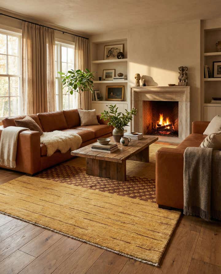 4' 7 x 6' 7 Juma Wool Rug