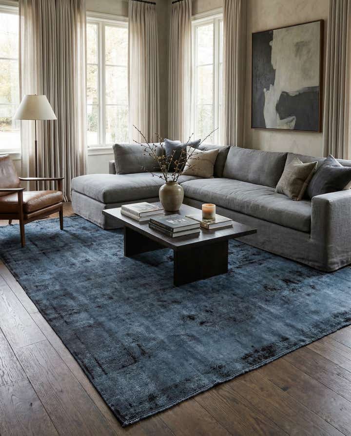 6' 10 x 9' 3 Hand Knotted Ultra Vintage Persian Wool Rug