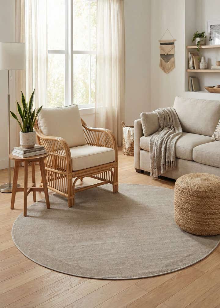 5' 3 x 5' 3 Tribeca Round Rug