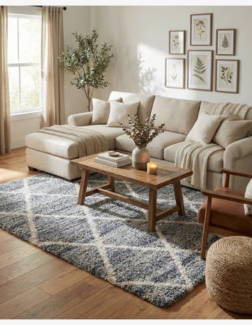 5' 3 x 7' 7 Lagom Shag Rug