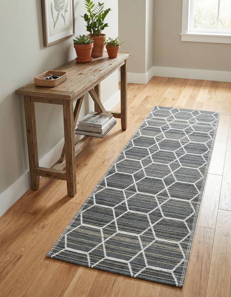 Detail image of 2' x 6'  Washable Vista Breeze Indoor / Outdoor Runner Rug