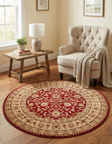 4' x 4' Aditi Round Rug
