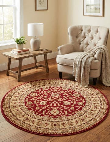 4' x 4' Aditi Round Rug