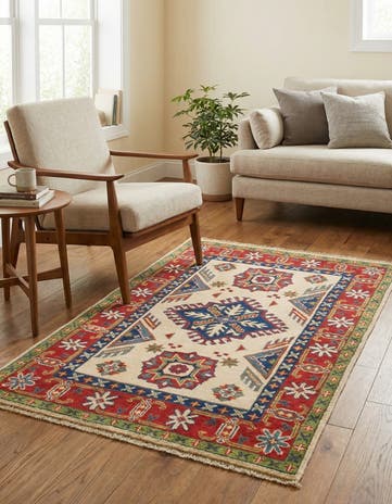 2' 8 x 4' 2 Hand Knotted Kazak Rug