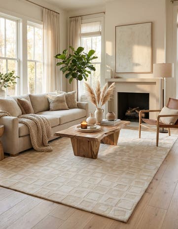 6' 8 x 9' 11 Hand Knotted Darya Wool Rug
