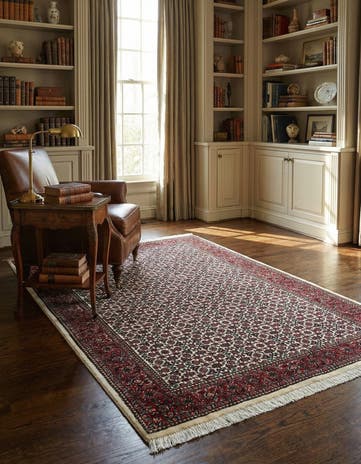 3' 8 x 6' 3 Bidjar With Silk Rug