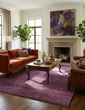 6' 7 x 10' Hand Knotted Kashkuli Gabbeh Wool Rug