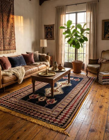 4' 11 x 8' 6 Berber Rug
