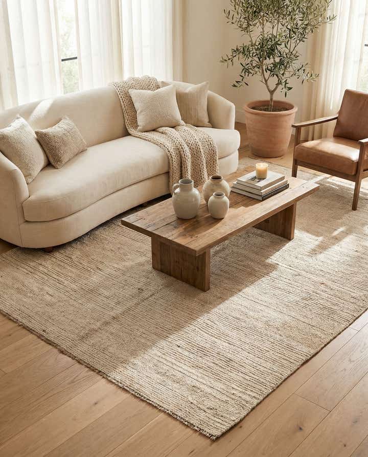 5' 9 x 8' Hand Knotted Moroccan Wool Rug