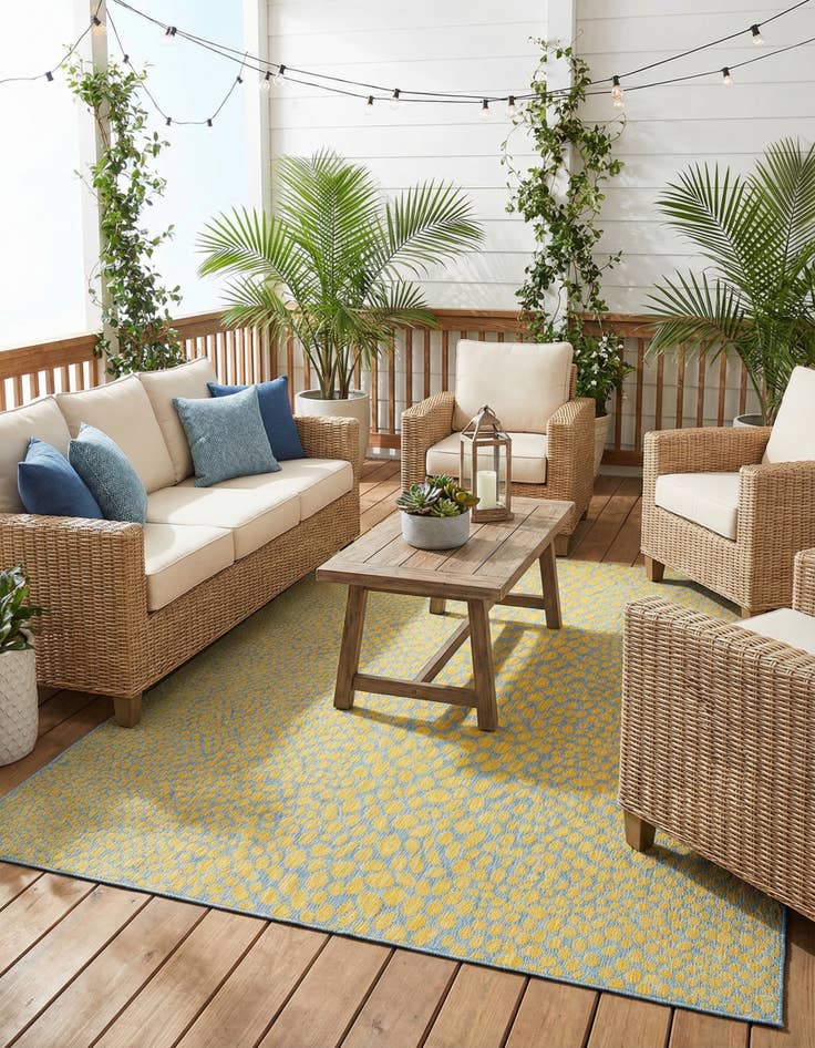 Detail image of 7' x 10'  Washable Jill Zarin Cape Town Indoor / Outdoor Rug