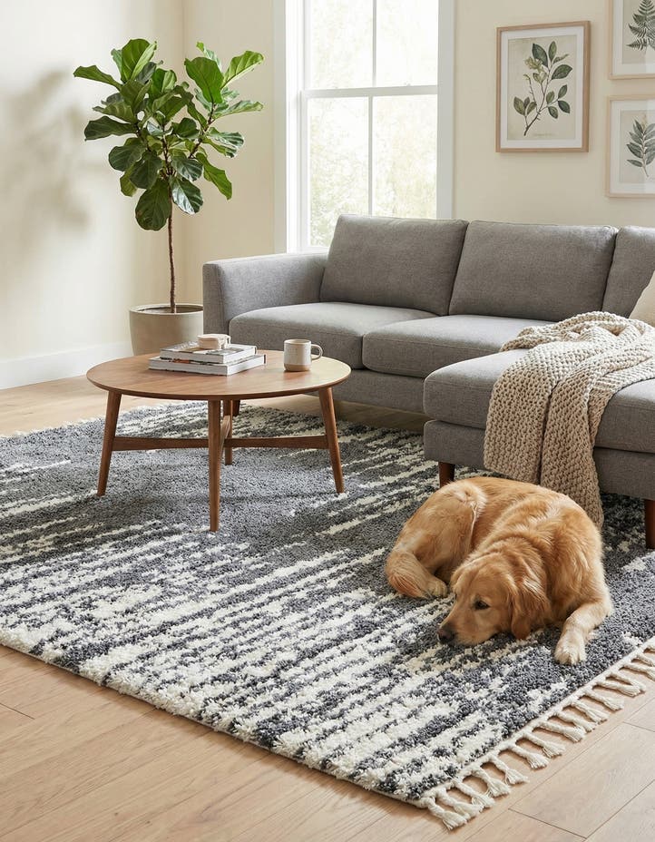 7' 10 x 7' 10 Serenity Shag Square Rug