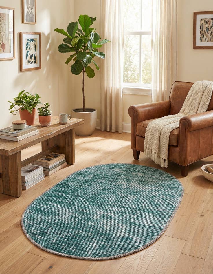 Detail image of  2' x 3' Asha Oval Rug