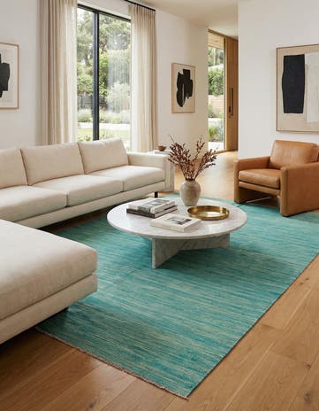 5' 7 x 8' Hand Woven Kilim Modern Wool Rug