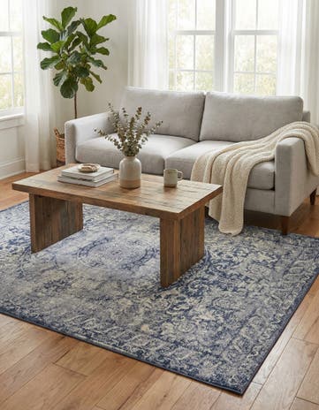 Dark Blue Eliza Rug