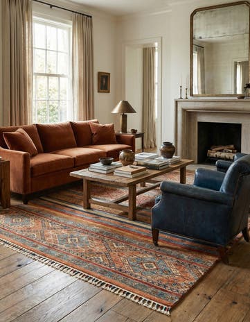 5' 8 x 7' 7 Hand Knotted Ariana Ziegler Rug