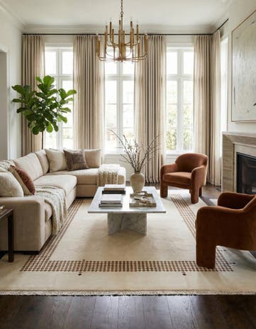 7' 10 x 9' 11 Hand Knotted Darya Wool Rug