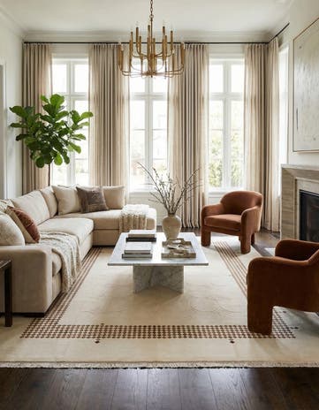 7' 10 x 9' 11 Hand Knotted Darya Wool Rug