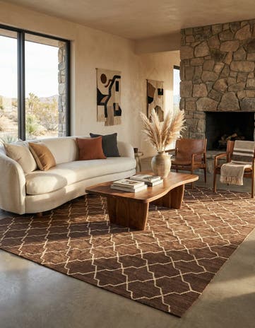 9' x 11' 2 Hand Woven Kilim Modern Wool Rug