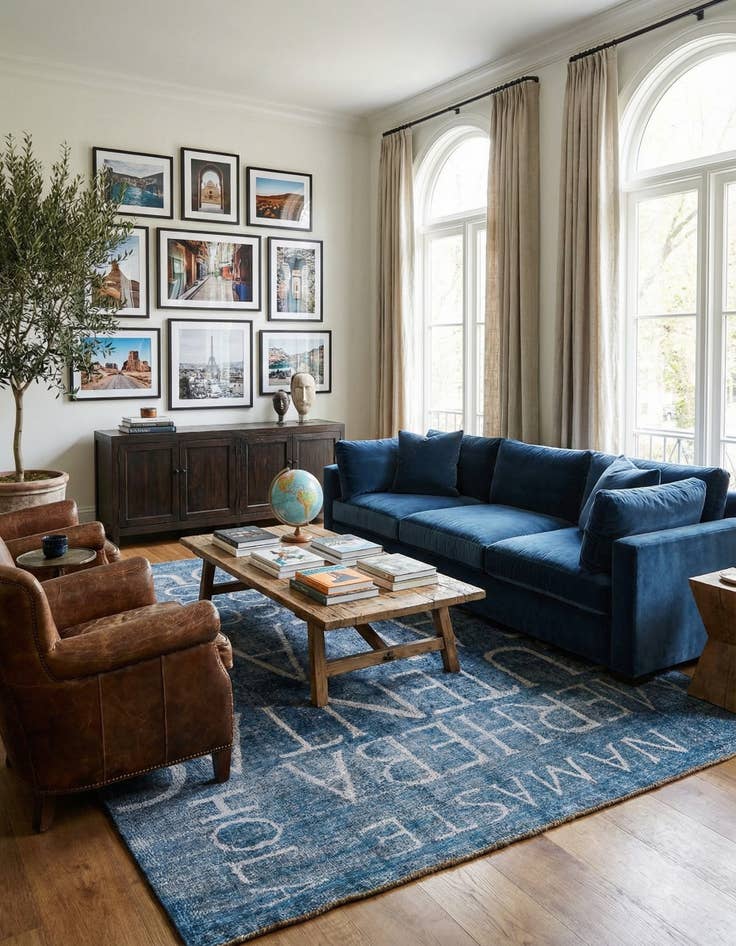 Detail image of  9' 5 x 12'  Hand Knotted Ultra Vintage Persian Wool Rug