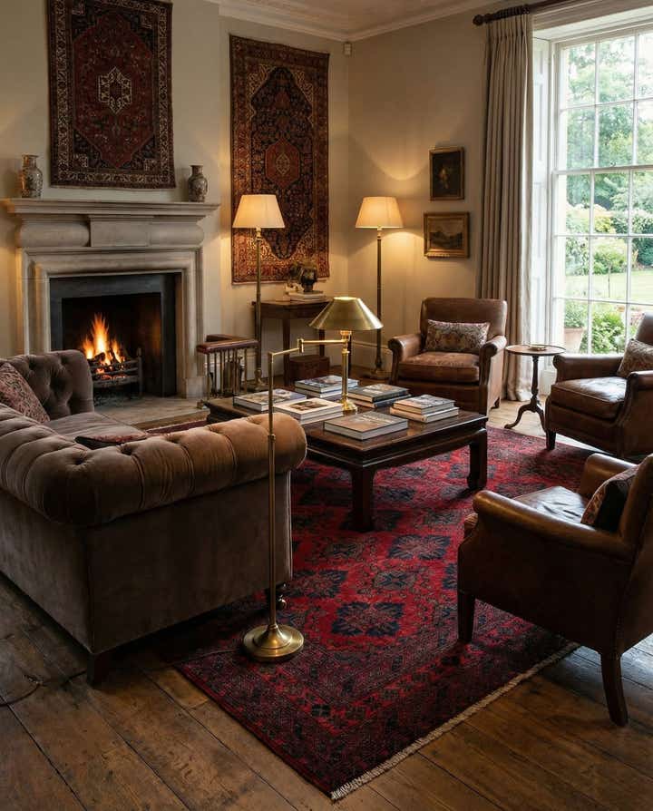 6' 10 x 9' 7 Hand Knotted Khal Mohammadi Wool Rug