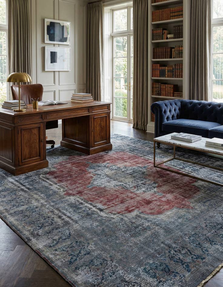 Detail image of 10' 3 x 11' 8 Vintage Royal Wool Rug