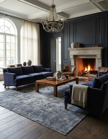 9' 7 x 13' 3 Vintage Royal Wool Rug