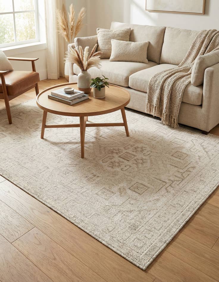 Detail image of 3' x 5' 3  Washable Aztec Indoor / Outdoor Rug