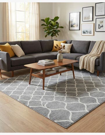 6' x 9' Trellis Frieze Rug