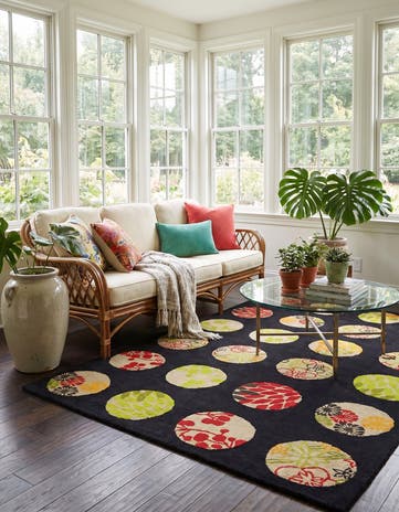 5' 1 x 8' Luna Wool Rug