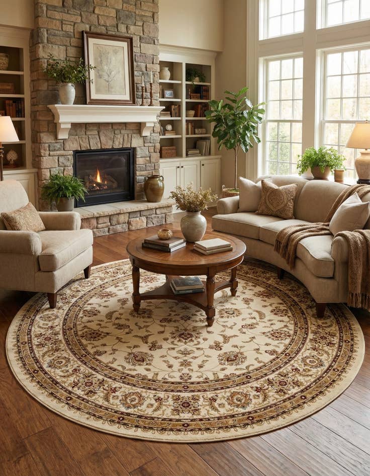 Detail image of  10' x 10' Aditi Round Rug