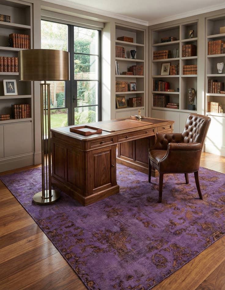 Detail image of 8' 1 x 11' 4 Vintage Royal Wool Rug