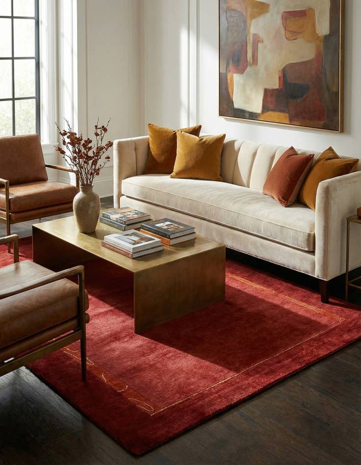 Detail image of 4' x 6'  Hand Knotted Nepal Rug