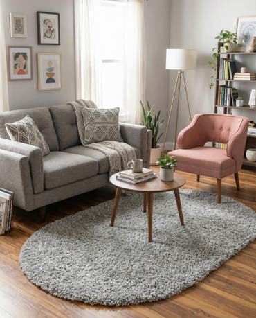  3' x 5' 3 Zermatt Shag Oval Rug