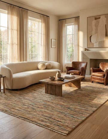 6' 3 x 9' 5 Hand Knotted Modern Ziegler Rug