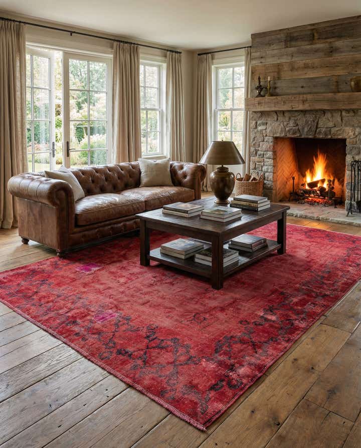 6' 6 x 9' 4 Hand Knotted Ultra Vintage Persian Wool Rug