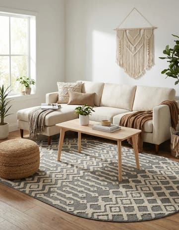 5' 3 x 8' Arlo Oval Rug