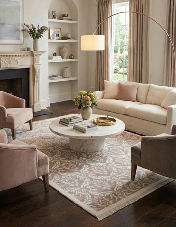 6' 9 x 9' 11 Hand Knotted Darya Wool Rug