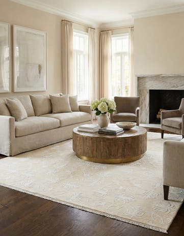 7' 10 x 9' 10 Hand Knotted Darya Wool Rug